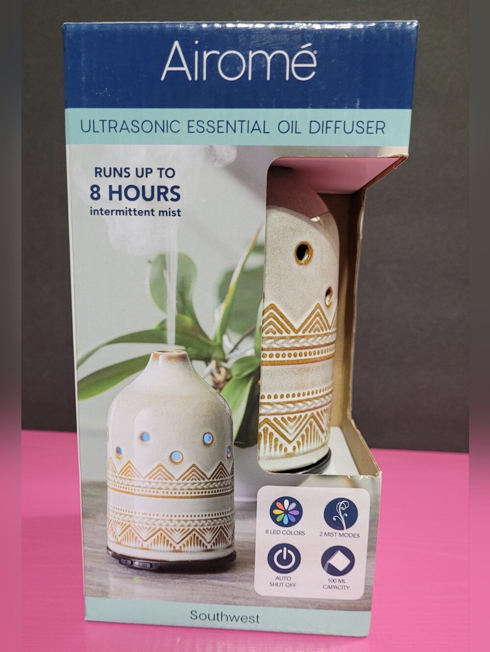 Airome Southwest Design Ceramic Ultrasonic Essential Oil Diffuser (1135)